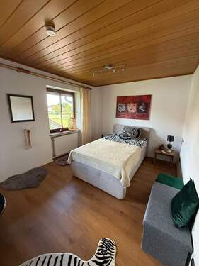 Balkon (Westseite) mit Markise - 