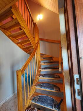 Spiraltreppe ins Obergeschoss - 