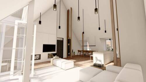 Visualisierung Wohn-Essbereich - 