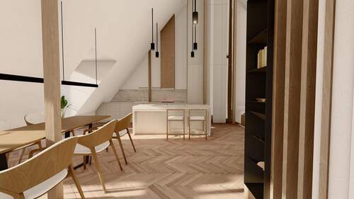 Visualisierung Wohn-Essbereich - 