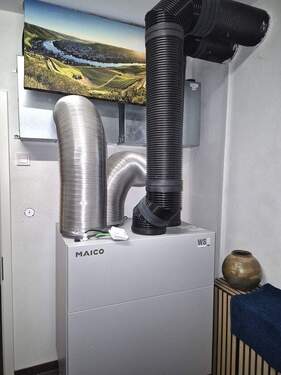 Lüftungsanlage mit Wärmerückgewinnung - 