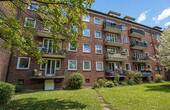 Gartenseite - Vermietete 2,5-Zimmer-Wohnung mit optimalem Grundriss in ruhiger Seitenstraße von Borgfelde