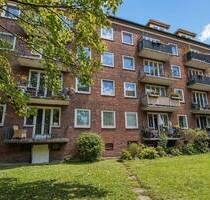 Vermietete 2,5-Zimmer-Wohnung mit optimalem Grundriss in ruhiger Seitenstraße von Borgfelde - Hamburg