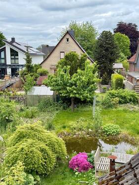 Blick in den Garten vom Hobbyraum - 