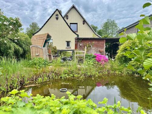 Haus Gartenseite - 3 Zimmer Einfamilienhaus zum Kaufen in Hamburg