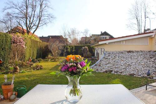 Ansicht Garten - VERKAUF: Gartenparadies - Charmante Erdgeschosswohnung in Weilheim!