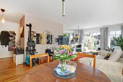 Ansicht Wohn-/Essbereich 2 - 2 Zimmer Etagenwohnung in Weilheim in Oberbayern