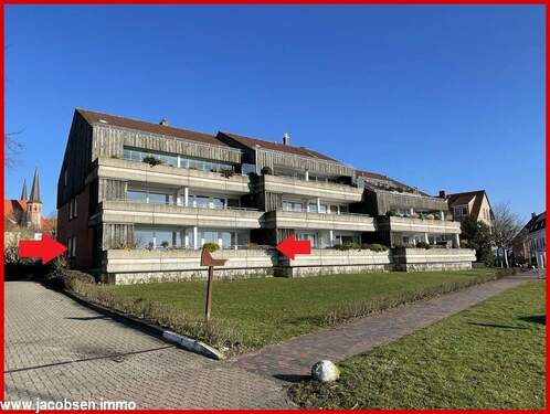 Süd-Ansicht - 'In Traumlage am Hafen' - sonnige 4-Zimmer-Wohnung mit Blick auf die Schlei