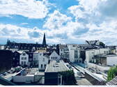 Ausblick Dachterrasse - Bonn-Zentrum: 2-Zimmer-Wohnung mit Dachterrasse & Panoramablick - möbliert, 1A-Lage
