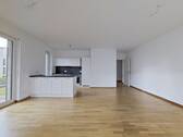 Ansicht III: Wohn- und Esszimmer - Terrassenwohnung mit 103,80 m&sup2; in Wolfsburg zur Miete