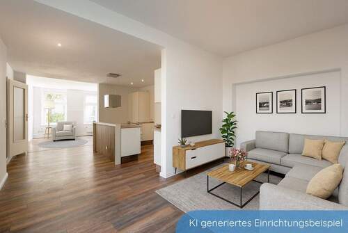 Wohn-/Esszimmer - offene Küche - 