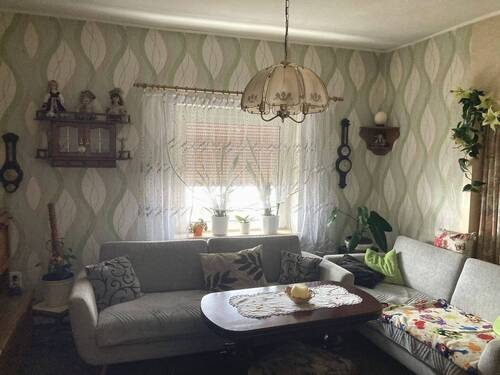 Wohnzimmer - Einfamilienhaus mit 120,00 m&sup2; in Reinsdorf zum Kaufen