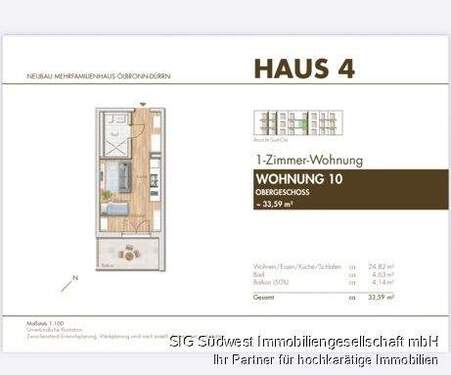 Wohnung Nr. 10 OG . - 