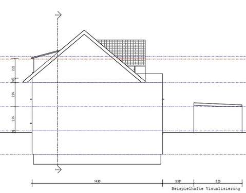 Geplante Ostansicht - 