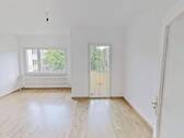 Ansicht I: Wohn- und Esszimmer - Helle 3-Zimmer-Wohnung mit sonnigem BALKON in Duisburg-Meiderich