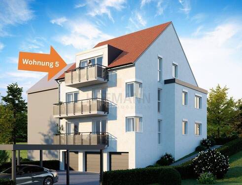 Wohnung ganz oben - Dachgeschoss - 4 Zimmer Etagenwohnung in Schweinfurt