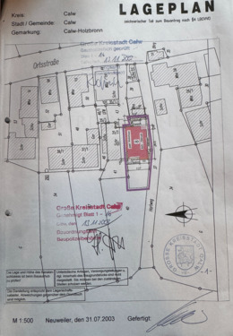 Original - Lageplan - 