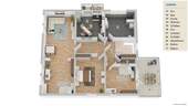 Grundriss Obergeschoss - 