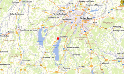 Bayeratlas Ausschnitt Lage - 