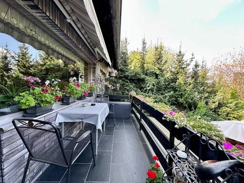 Balkon Wohnung untere Etage - 