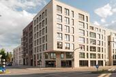 Hausansicht - Exklusive Neubauwohnung mit 3 Zimmern und sonniger Süd-West-Terrasse in begehrter Lage von Hamburg-Wandsbek
