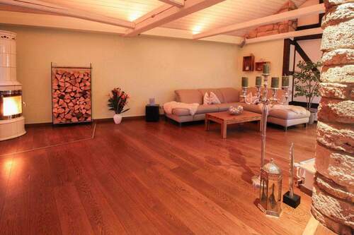 Wohnzimmer Blickrichtung Kamin - 