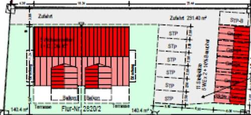 Erstellter Lageplan des MFH - 