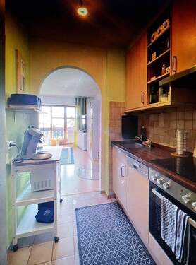 Küche/Diele mit Zugang zum Wohnzimmer - 