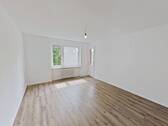 Ansicht I: Wohn- und Esszimmer - Geräumige 3-Zimmer-Wohnung mit EBK und BALKON