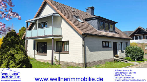 www.wellnerimmobilie.de.jpg - IN SEHR GUTER, RUHIGER LAGE VON BAD ESSEN! Solides Wohnhaus mit 2 PKW-Garagen auf einem Eigentumsgrundstück