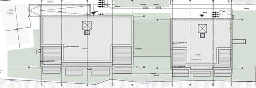Ansicht von Oben Haus I und II - 