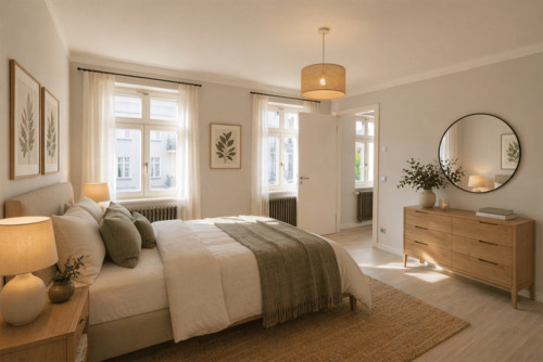 Schlafzimmer - 2 Zimmer Etagenwohnung zum Kaufen in Berlin