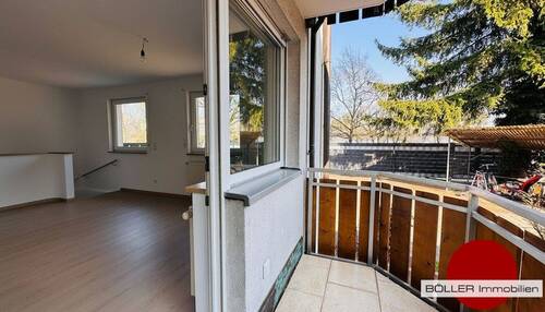 Balkon! - Wohnen über 2 Etagen: offenes 2-Zi. Apartment mit Balkon und Terrasse.
