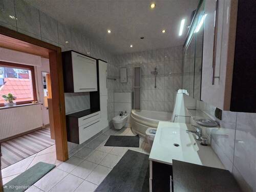 Bad mit Eckbadewanne EG - 