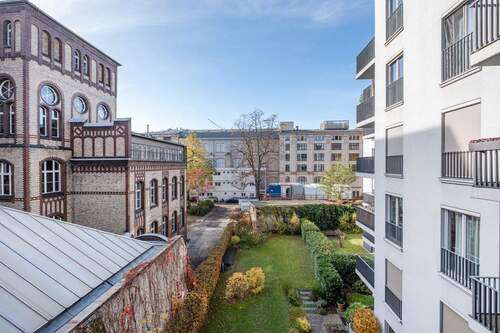 Blick vom Balon in den Innenhof - 