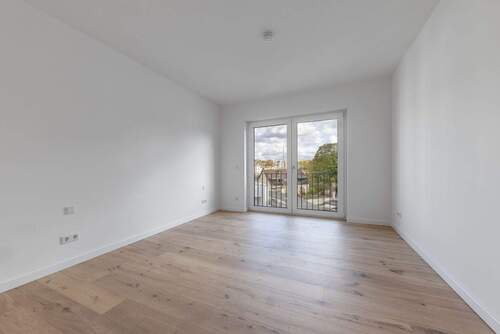 Schlafzimmer Musterwohnung - 2 Zimmer Etagenwohnung in Düsseldorf