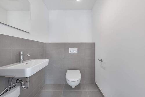 Badausstattung Musterwohnung - Etagenwohnung mit 53,00 m&sup2; in Düsseldorf zum Kaufen