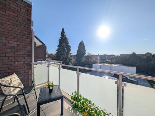 Balkon - Etagenwohnung mit 91,00 m&sup2; in Issum zum Kaufen