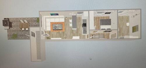 Bild 1 - Charmante 2-Zimmer-Wohnung mit großer Dachterrasse und Stellplatz in Achim Uphusen