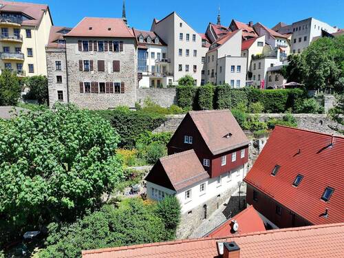 Luftaufnahme - Blick Richtung Norden - Mehrfamilienhaus, Wohnhaus mit 220,00 m² in Bautzen zum Kaufen