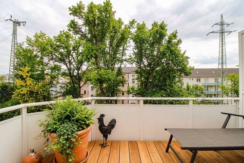 Balkon - Etagenwohnung mit 57,10 m&sup2; in Frankfurt am Main zum Kaufen