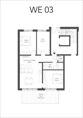 Bild 4 - Etagenwohnung mit 83,00 m&sup2; in Aschaffenburg zum Kaufen