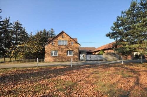 SO Ansicht Giebel - Interessanter 3-Seiten-Bauernhof mit angrenzender Wiese in Rohne