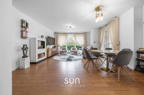 HELLES WOHNZIMMER (visualisiert) - 3 Zimmer Etagenwohnung in Kronberg im Taunus