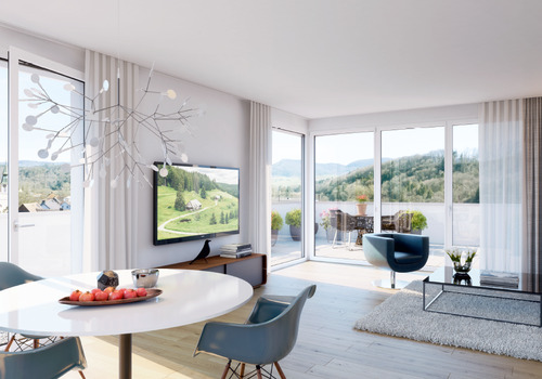 Innenvisualisierung - Neubau-Penthousewohnung mit einzigartigem Ausblick in Stühlingen