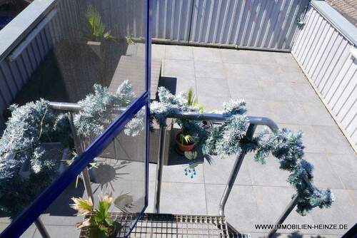 Blick vom Schlafzimmer auf Terrasse - 