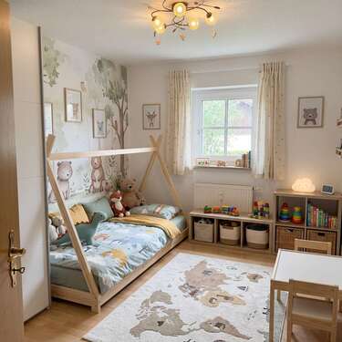 Kinderzimmer EG KI visualisiert - 