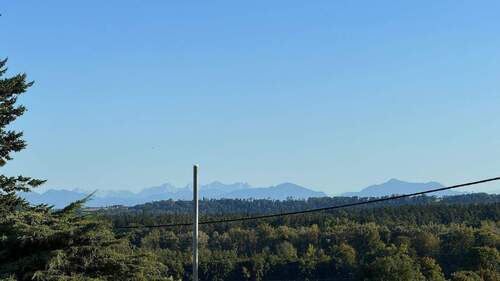 Bergblick von der Münchener Straße - 
