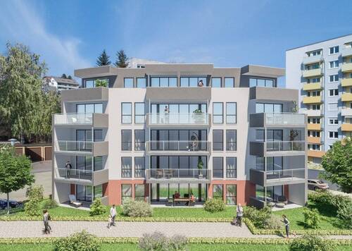 Haus 3 mit insgesamt 14 Wohnungen - Tolle 3-Zi Neubau-Eigentumswohnungen in Furtwangen