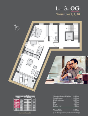 3-Zimmer Wohnungen - 